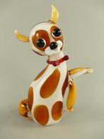 Murano stijl kat met vlekken H.24cm, Antiek en Kunst, Ophalen of Verzenden