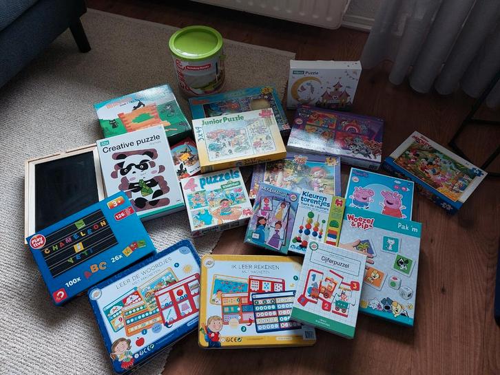 Groot pakket spelletjes vanaf 2-3 jaar, Kinderen en Baby's, Speelgoed | Educatief en Creatief, Zo goed als nieuw, Ophalen of Verzenden