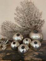 Antiek franse zilverglas heksenballen, Ophalen of Verzenden