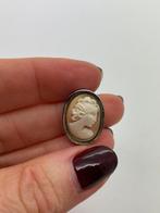 A394 Prachtige zilveren camee hanger, Ophalen of Verzenden, Zilver, Hanger