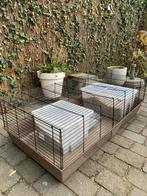 Knaagdier kooi Bruin Zwart 137,5 L x 68,5 B x 43,5 H cm., Kooi, Cavia, Ophalen, Minder dan 60 cm