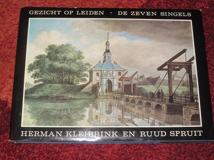Leiden - Gezicht op Leiden - De Zeven Singels., Boeken, Geschiedenis | Stad en Regio, Zo goed als nieuw, Ophalen of Verzenden