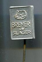 Bremer UW slager zilverkleurig speldje ( U_090 ), Verzamelen, Speldjes, Pins en Buttons, Verzenden, Nieuw, Merk, Speldje of Pin