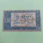 2,5 Zilverbon uit 1938. ZF, Ophalen of Verzenden, 2½ gulden, Los biljet