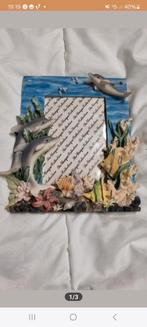 Gebruikt fotolijstje heel.leuk dolfijnen en vissen, Ophalen of Verzenden, Gebruikt, Wanddecoratie