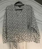 Stippen Blouse Wit/Zwart - Maat M, Maat 38/40 (M), Primark, Wit, Ophalen of Verzenden