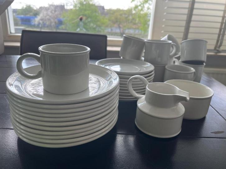 Vintage Servies - Midwinter Stonehenge Wit, Huis en Inrichting, Keuken | Servies, Gebruikt, Kop(pen) en/of Schotel(s), Overige stijlen