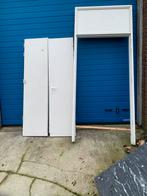 Kozijn met deuren, 200 cm of meer, Minder dan 100 cm, Wit, Ophalen of Verzenden