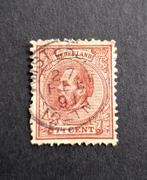 Nederland 1872 nvph nr 20 Koning Willem III, Postzegels en Munten, Postzegels | Nederland, Ophalen of Verzenden, Gestempeld