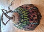 TIFFANY HANGLAMP DIAMETER : 25 CM ., Huis en Inrichting, Lampen | Wandlampen, Ophalen of Verzenden, Gebruikt, Overige materialen