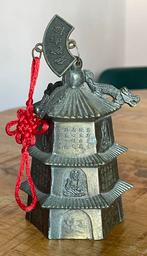 Bronzen miniatuur pagode, Ophalen of Verzenden