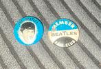 2x Buttons Beatles, Verzamelen, Speldjes, Pins en Buttons, Ophalen of Verzenden, Gebruikt, Figuurtje, Button