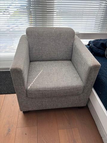 Fauteuil - grijs gemêleerd beschikbaar voor biedingen