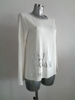 Monari witte longsleeve maat 38 NIEUW met kaartje, Monari, Verzenden, Nieuw, Maat 38/40 (M)