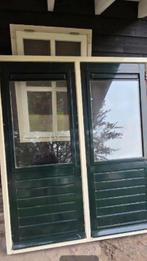 Buitendeuren met dubbelglas inclusief kozijn, Doe-het-zelf en Verbouw, Deuren en Horren, Ophalen, Gebruikt, 80 tot 100 cm, 200 tot 215 cm