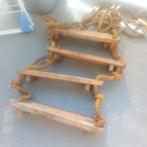 Houten touwladder voor een boot, 4 treden, Ophalen of Verzenden, Gebruikt