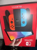 Nintendo Switch OLED NIEUW, Spelcomputers en Games, Spelcomputers | Nintendo Switch, Ophalen of Verzenden, Zo goed als nieuw, Met 2 controllers