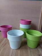 Terracotta plantenbakken, Tuin en Terras, Steen, Minder dan 30 cm, Minder dan 60 cm, Rond