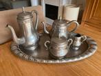 Koffie- en Theeservies ter decoratief, Antiek en Kunst, Antiek | Tin, Ophalen of Verzenden