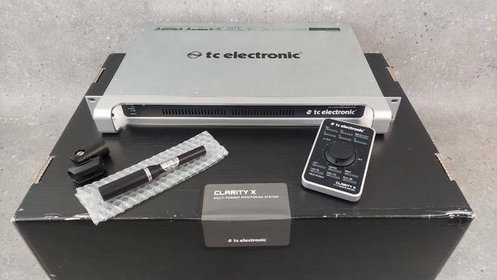👉TC Electronic Clarity X monitor Controller +Mic. Compleet!, Audio, Tv en Foto, Luidsprekers, Zo goed als nieuw, Complete surroundset