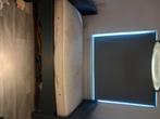 1 persoons bed, Huis en Inrichting, Slaapkamer | Bedden, Ophalen, Gebruikt, 90 cm, Eenpersoons