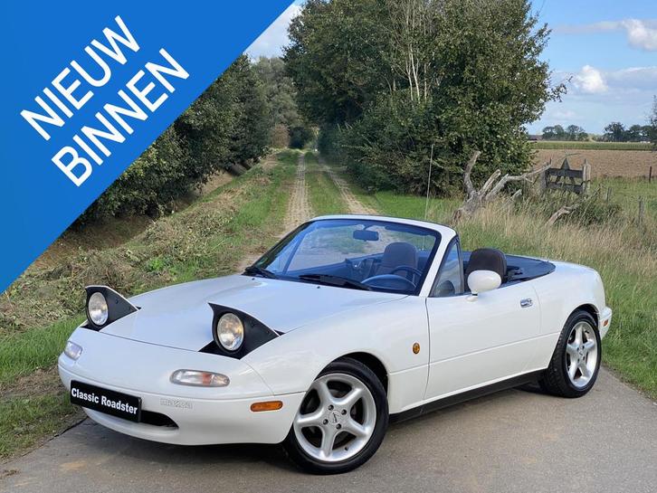 Mazda MX-5 NA 1.6i-16V 116PK, LONG TIME OWNERSHIP!, Auto's, Mazda, Bedrijf, Te koop, MX-5, Elektrische ramen, Lichtmetalen velgen