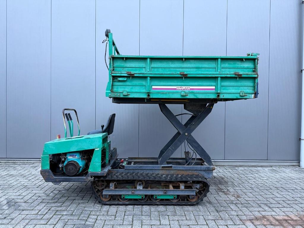 Chikusui zelfrijdende rupsdumper - Hoogkiep - Laagkiep -, Verzenden