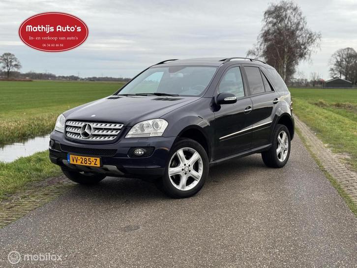 Mercedes M-klasse bestel 320 CDI Grijs Kenteken! 100% onderh, Auto's, Bestelauto's, Bedrijf, Te koop, ABS, Airbags, Airconditioning
