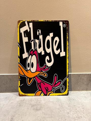 Mancave Bar Café Wanddecoratie metalen bordje Flügel beschikbaar voor biedingen