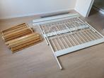 IKEA Bedframe 160x200 met lattenbodem, Ophalen, Gebruikt, Wit, Tweepersoons