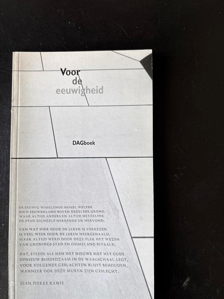 Voor de Eeuwigheid - Architectuur Groningen, Boeken, Kunst en Cultuur | Architectuur, Gelezen, Architectuur algemeen, Ophalen of Verzenden