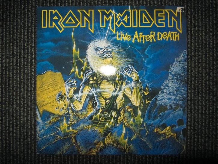 2- LP Iron Maiden - Life after Death - 1985 hardrock vinyl, Cd's en Dvd's, Vinyl | Hardrock en Metal, Zo goed als nieuw, Ophalen of Verzenden