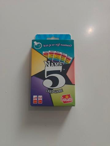 Name 5 Cardgame - Leuk Gezelschapsspel! beschikbaar voor biedingen