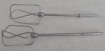 Te Koop:  Twee mixer gardes, nieuw.     Totale lengte: 18 cm beschikbaar voor biedingen