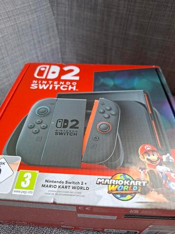 Nintendo Switch 2 + Mario Kart World (NIEUW IN DOOS) + BON beschikbaar voor biedingen