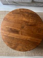 Grote ronde houten salontafel, Huis en Inrichting, Tafels | Salontafels, Gebruikt, 50 tot 75 cm, Ophalen of Verzenden, 100 tot 150 cm