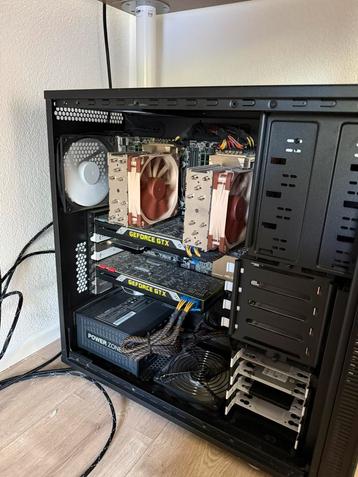 AI Workstation pc! 16 core 64gb Ram Dual GTX TITAN X 12gb beschikbaar voor biedingen