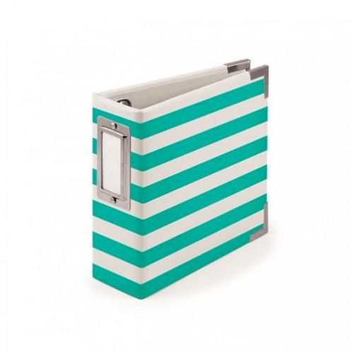 We Are Memory Keepers 4x4 inch Ring Album Neon Teal 660113, Hobby en Vrije tijd, Scrapbooking, Nieuw, Album of Boek, Overige merken