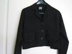 Mooi kort zwart 100% linnen jasje COMPLETO 36-38-40 snazzeys, Kleding | Dames, Verzenden, Zwart, Zo goed als nieuw, Jasje