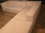 Loungebank hoekbank, Ophalen, Gebruikt, Leer