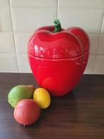 Grote Aardewerk Paprika Voorraadpot / 27 cm hoog, Gebruikt, Schaal, Ophalen of Verzenden, Overige vormen