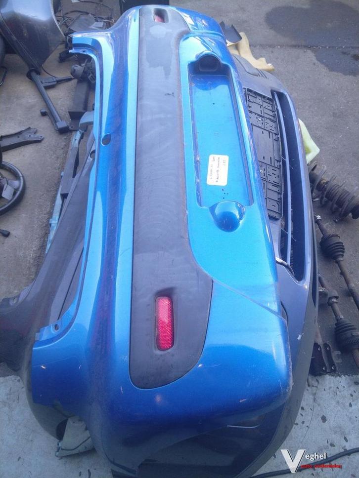 Citroen c1 achterbumper blauw 2009, Auto-onderdelen, Carrosserie en Plaatwerk, Bumper, Achter, Gebruikt, Ophalen