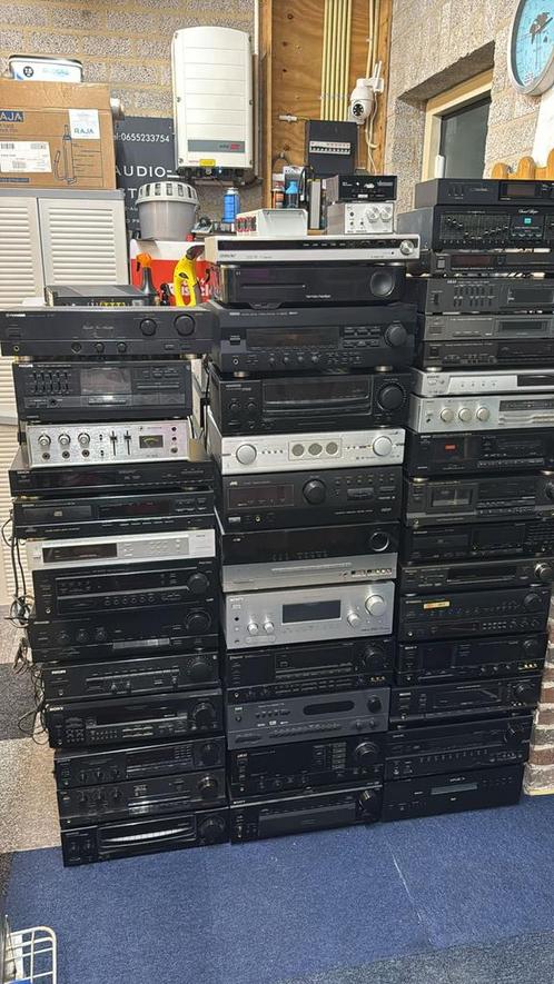 Mega Partij Audio - Versterkers & Receivers/etc 200 stuks, Audio, Tv en Foto, Versterkers en Receivers, Gebruikt, Stereo, Minder dan 60 watt