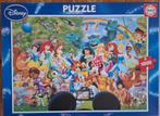 Educa Disney puzzel 1000 stukjes, Ophalen of Verzenden, 500 t/m 1500 stukjes, Zo goed als nieuw, Legpuzzel