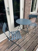 Balkon of tuin set, bistroset, 2 stoelen met tafeltje, Tuin en Terras, Ophalen, Gebruikt, 2 zitplaatsen