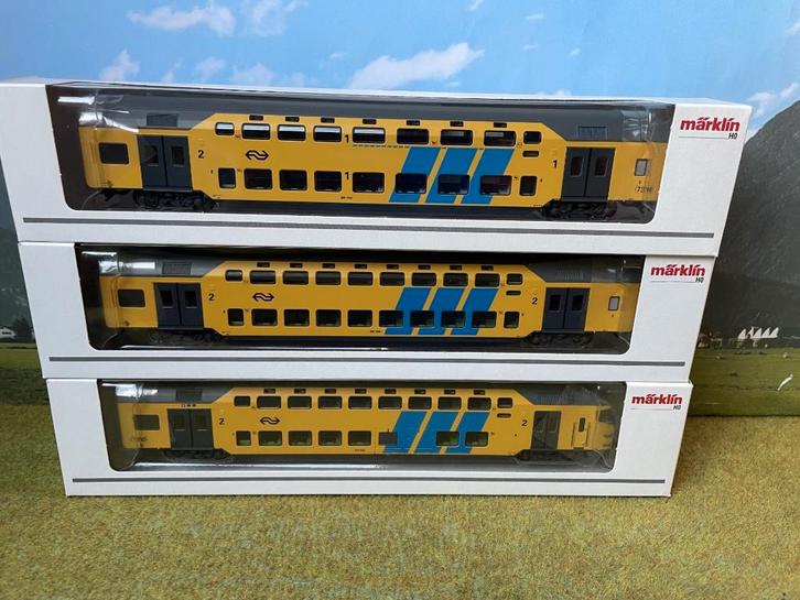 Märklin 43577 43578 en 43579 NS NIEUW, Hobby en Vrije tijd, Modeltreinen | H0, Nieuw, Treinset, Wisselstroom, Märklin, NS, Ophalen of Verzenden