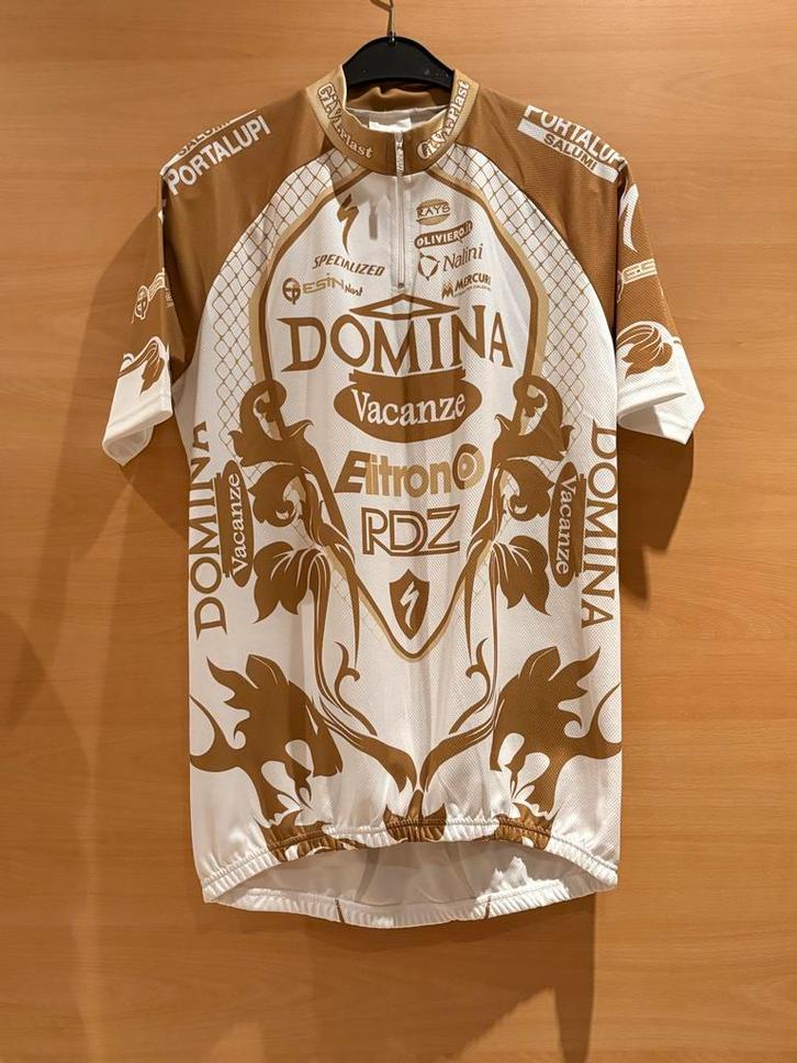 wielershirt Domina Vacanze - Cipollini in Giro (Nalini nr 5), Fietsen en Brommers, Fietsaccessoires | Fietskleding, Zo goed als nieuw