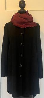 Soaked in Luxury zwarte wollen jas maat L 40, Kleding | Dames, Maat 38/40 (M), Soaked in Luxury, Verzenden, Zwart