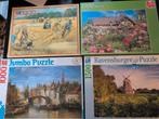 4 puzzels 1000/1500 stukjes, Ophalen, 500 t/m 1500 stukjes, Gebruikt, Legpuzzel