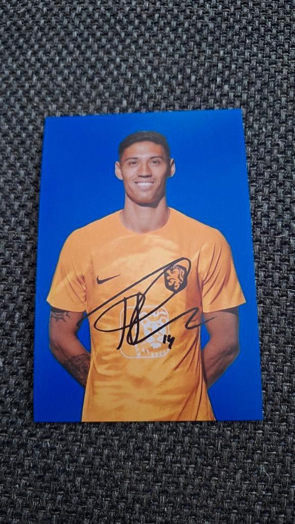 Foto Tijjani Reijnders met handtekening (print) # Oranje, Verzamelen, Sportartikelen en Voetbal, Nieuw, Overige typen, Overige binnenlandse clubs